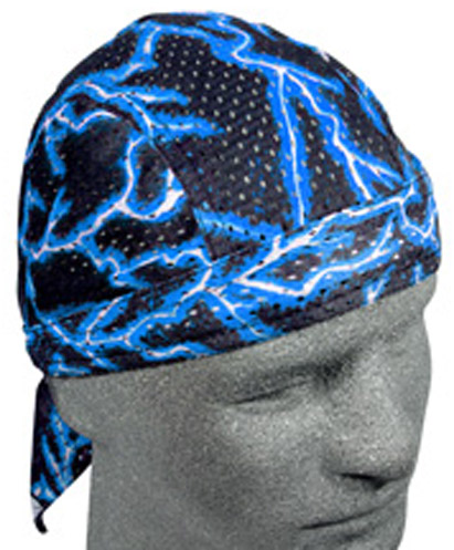 Blue Lightning, Vented Sport Headwrap